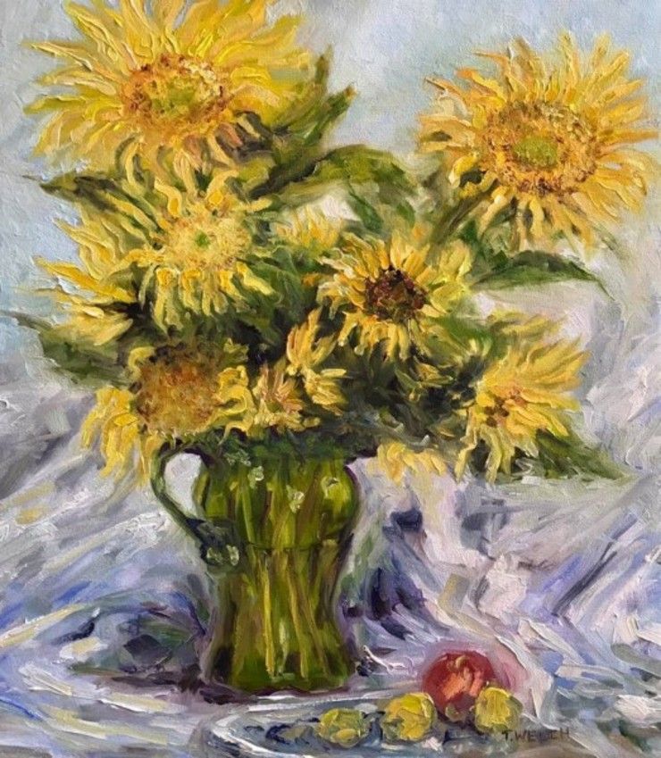 Katherine's Sunflowers by Terrill Welch  | Artwork Archive