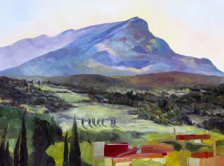 Morning with Cezanne's Mountain by Terrill Welch | Artwork Archive