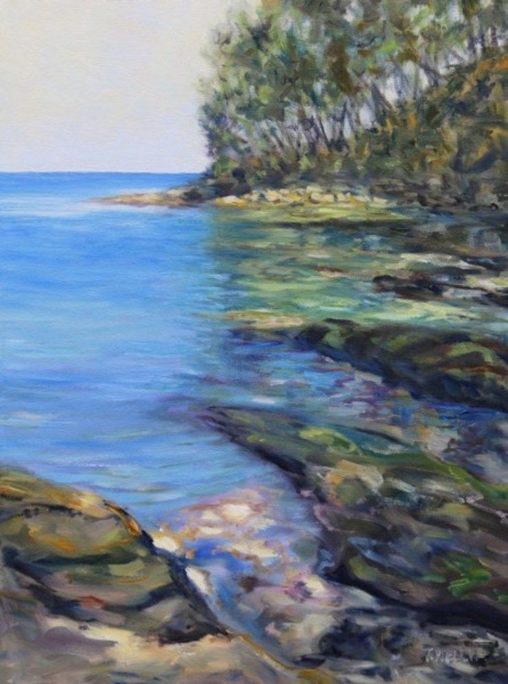 A small Emerald Bay Mayne Island B.C.  by Terrill | Artwork Archive