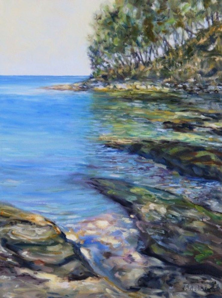 A small Emerald Bay Mayne Island B.C. by Terrill | Artwork Archive