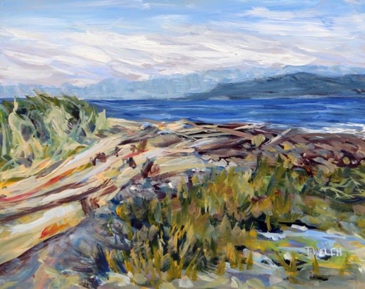 A Grassy Point Morning on Hornby Island by Terrill | Artwork Archive