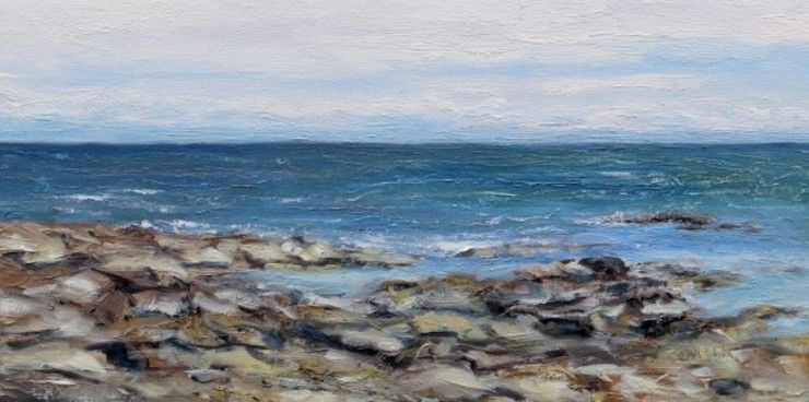 Tide coming in Reef Bay by Terrill Welch | Artwork Archive