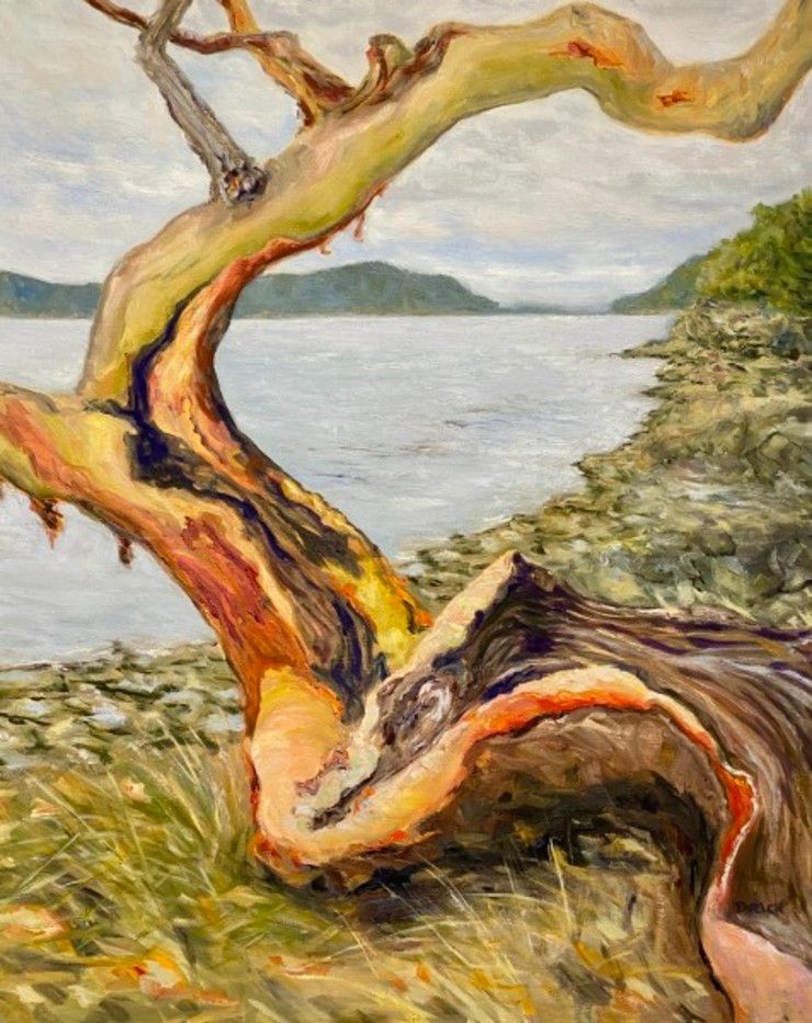 Arbutus Entertaining A Grey Day by Terrill Welch | Artwork Archive