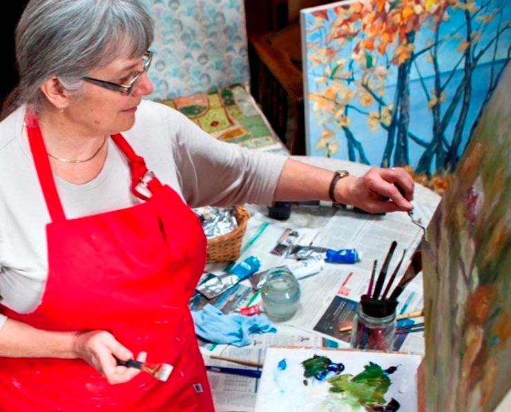 Beauty of Oils Art Classes with Canadian Contemporary Landscape Artist Terrill Welch