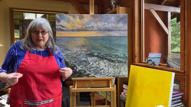 Contemporary Landscape Painter Terrill Welch Introducing Hope For A New Day