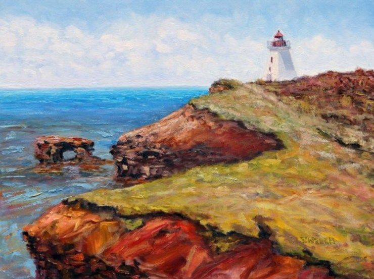 Cap Egmont Lighthouse PEI by Terrill Welch | Artwork Archive