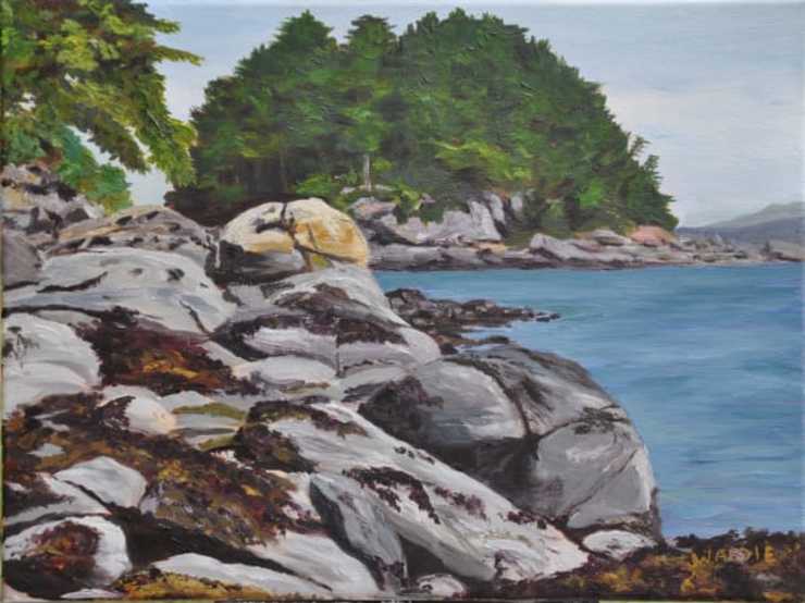 Rocky Shore by Jody Waldie | Artwork Archive