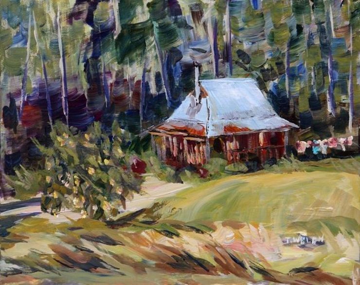 Terrill Welch | Laundry Day at the Cabin (2020) | Available for Sale | Artsy