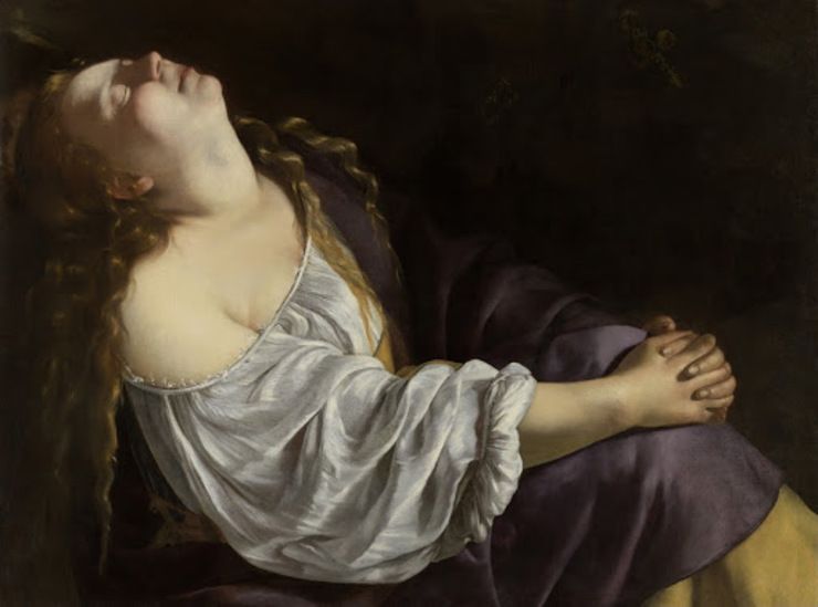 Mary Magdalene in Ecstasy - Artemisia Gentileschi — Google Arts & Culture