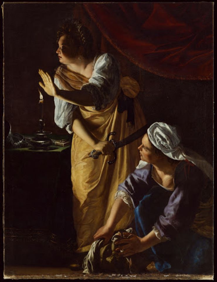 Judith and Her Maidservant with the Head of Holofernes - Artemisia Gentileschi — Google Arts & Culture