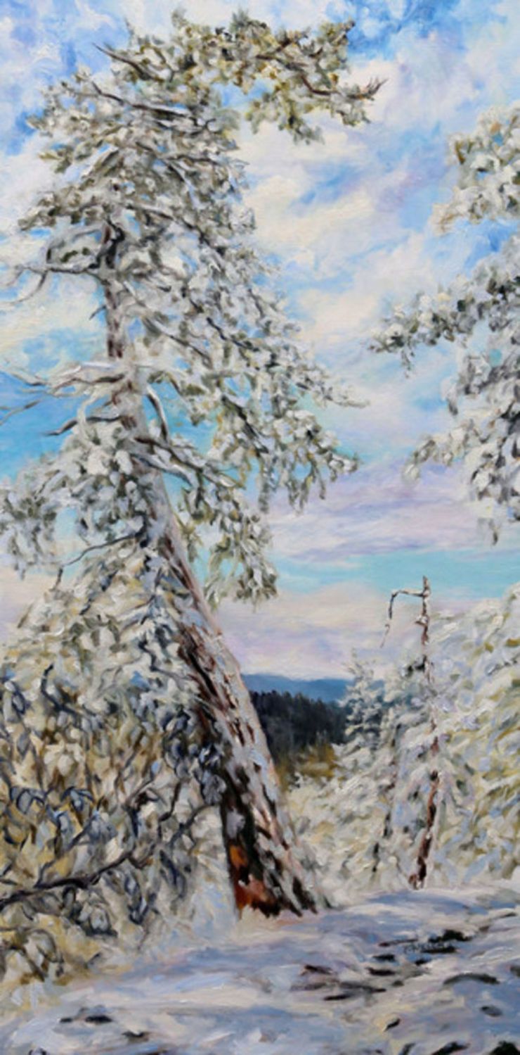 Terrill Welch | Winter with the Old Fir on the Ridge (2014) | Available for Sale | Artsy