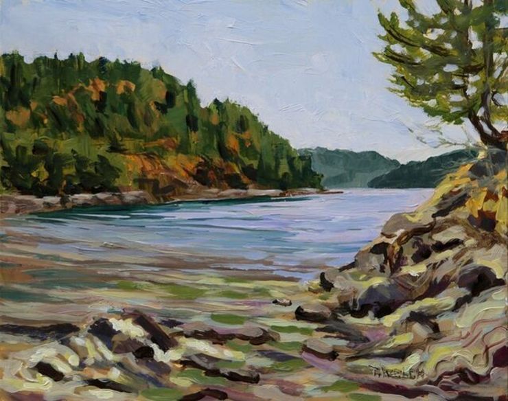 Terrill Welch | August Midday at Piggott Bay (2021) | Available for Sale | Artsy
