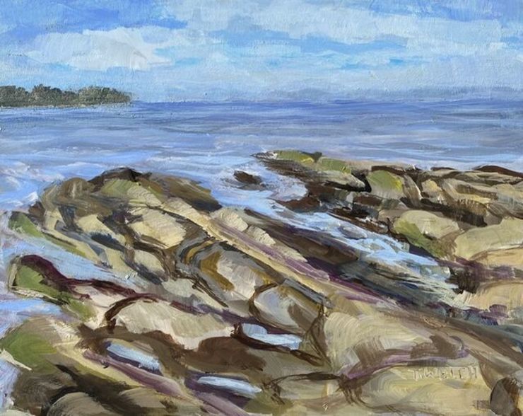 Terrill Welch | Last Warm Day at Georgina Point (2021) | Available for Sale | Artsy