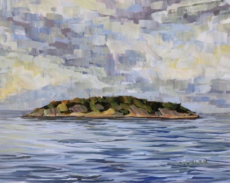 Sold! Terrill Welch | Georgeson Island In Summer Evening Light (2018) | Artsy
