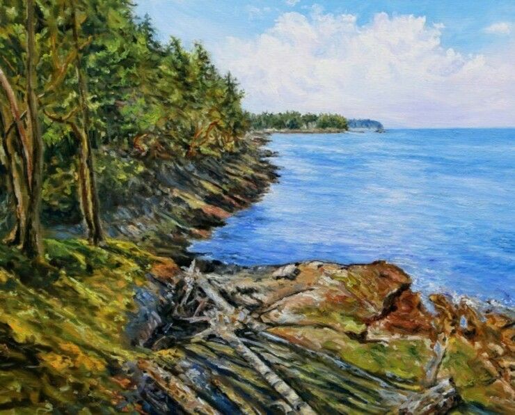 Lost in the Light Edith Point Mayne Island by Terrill Welch | Artwork Archive