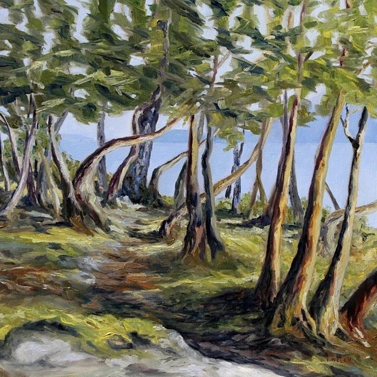 Trail in the Arbutus Trees by Terrill Welch | Artwork Archive