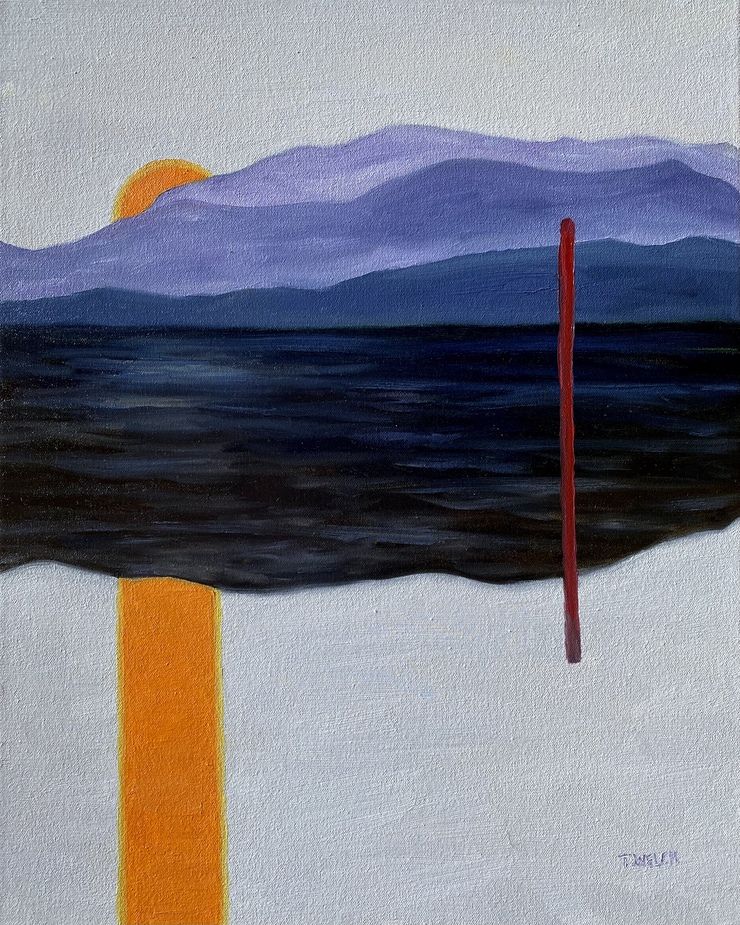 Red Line Fire Moonrise by Terrill Welch | Artwork Archive