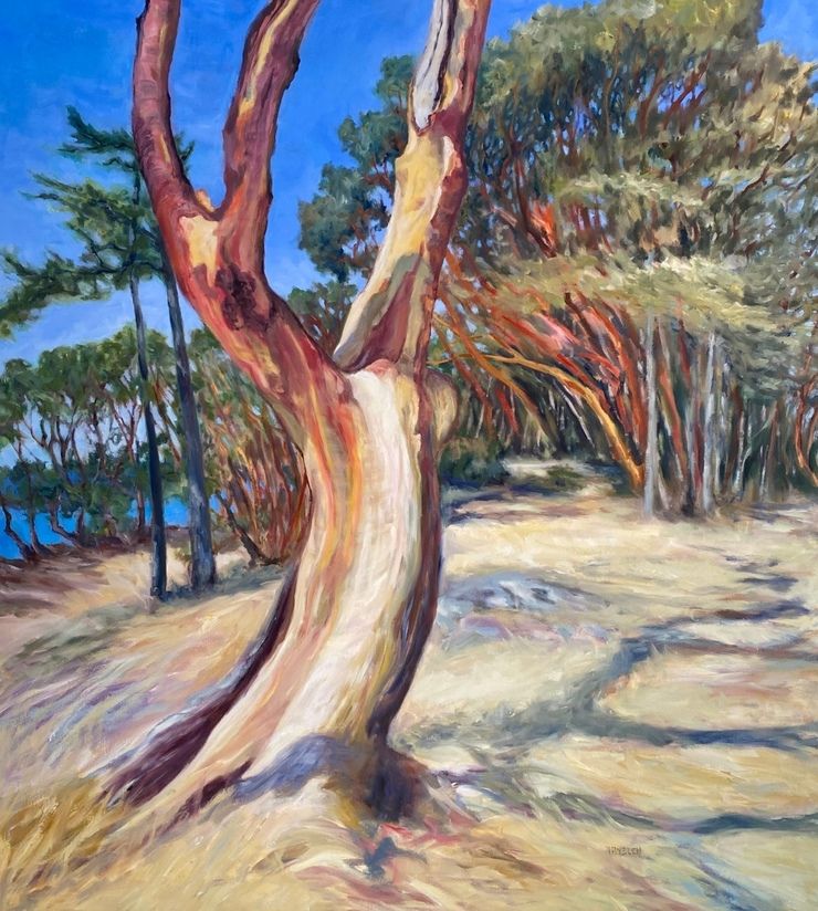 Arbutus Tree as a Figurative Painting | Creative Potager