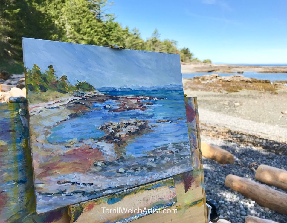A Brush with Life - Issue #26 Hornby Island Captured in Painting References