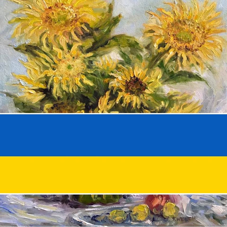 A Brush with Life - Issue #98 Sunflowers, Peace Doves and New Paintings